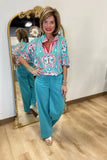 Another Love Bristol Pant Meadow Teal