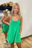 Cozumel Sporty Romper Dress Green