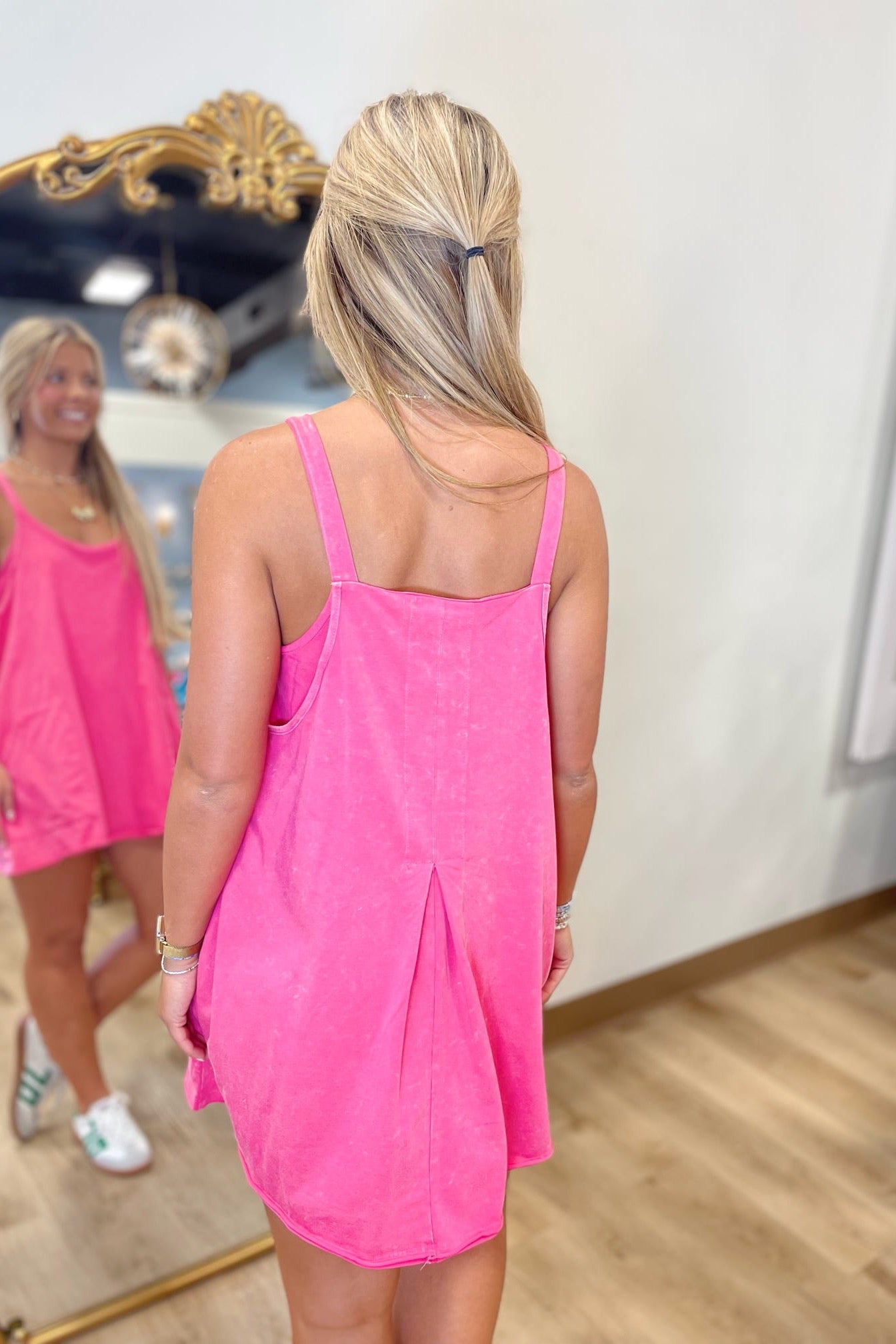 Cozumel Sporty Romper Dress Pink