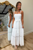 Ocean Bride Lace Midi Dress