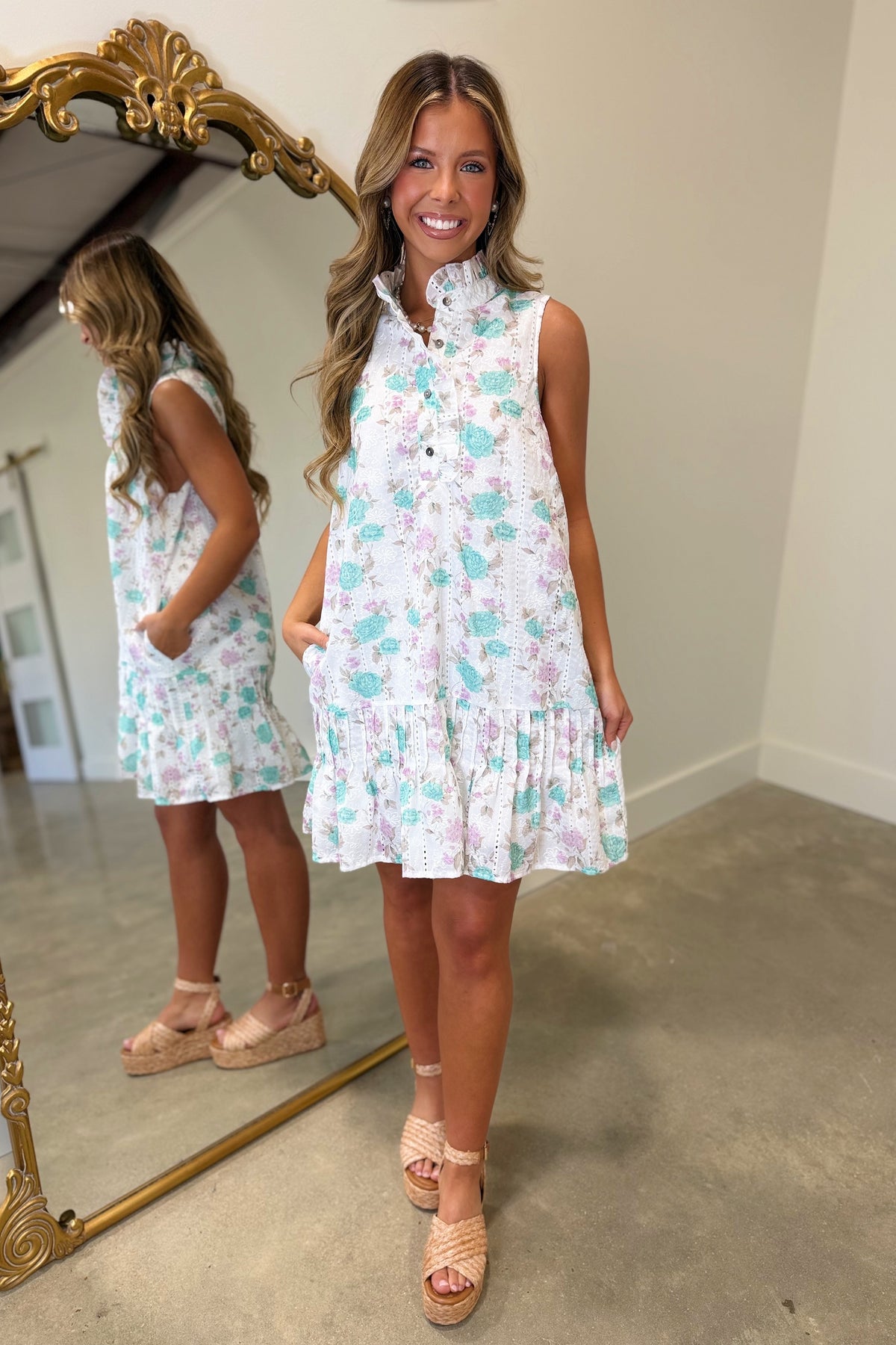 Lavender Lush Floral Dress