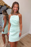 Toast in Tide Dress Mint