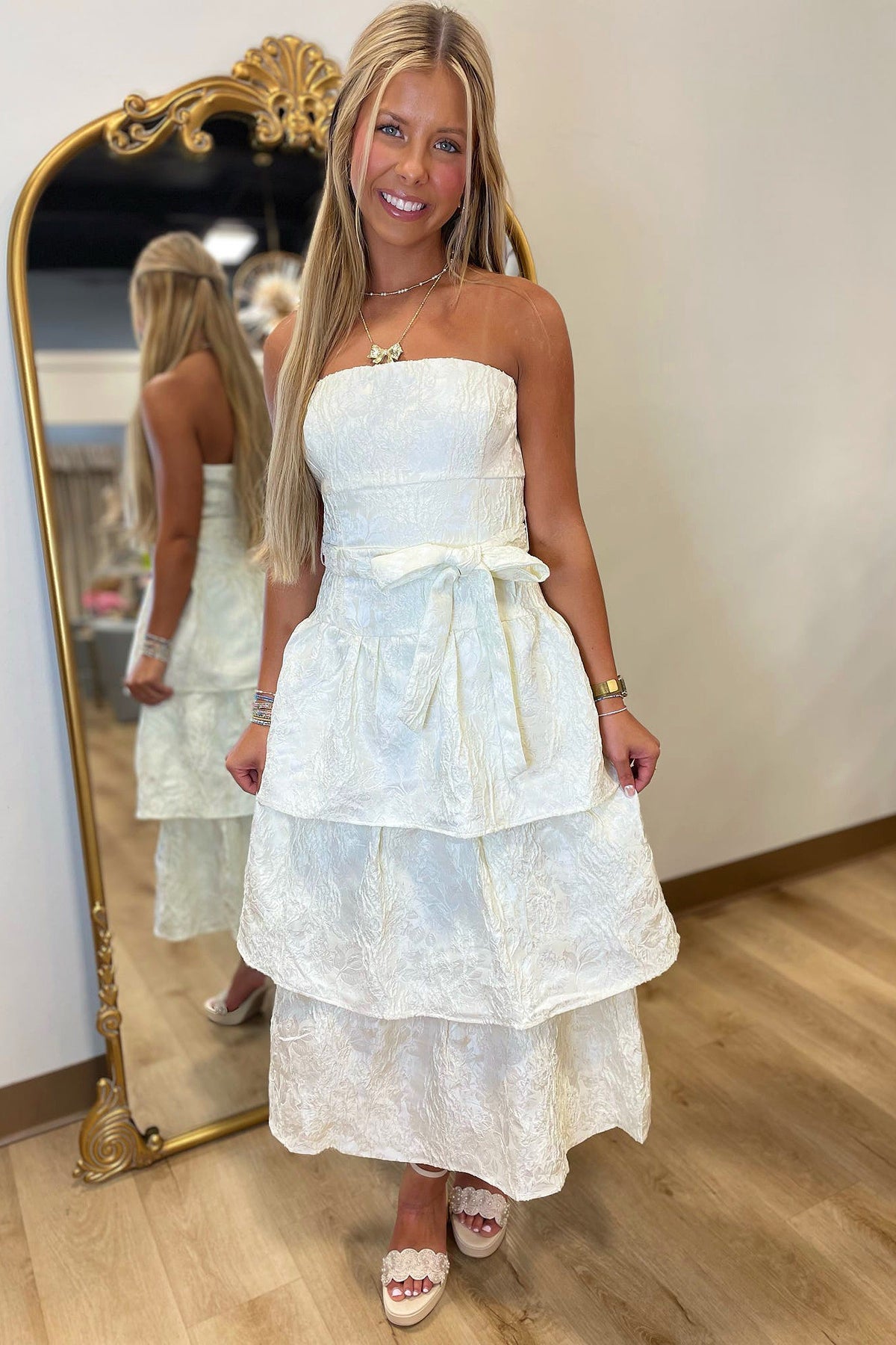 Ideal Party Dress White
