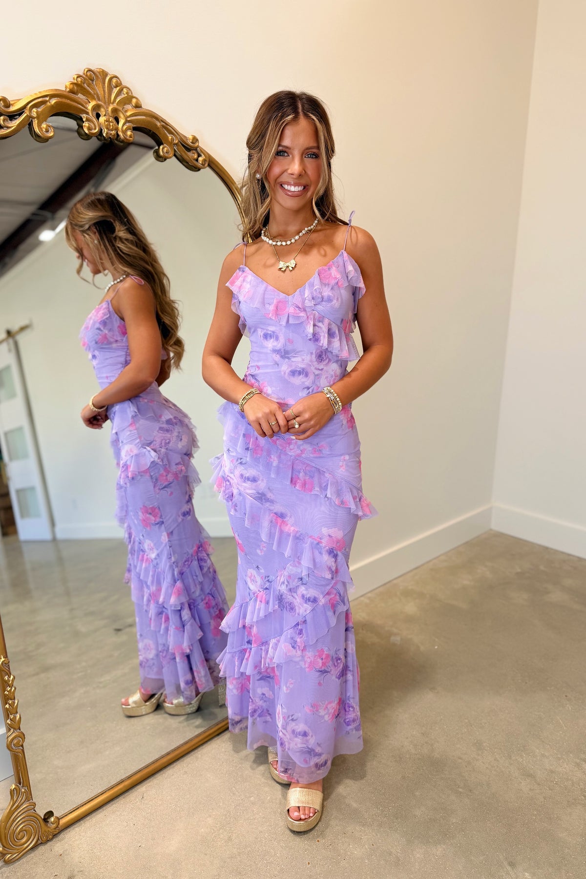 Lavender Love Shack Maxi Dress