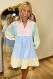 Specialty Stripe Dress Multi