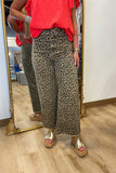 Leopard Run Wide Leg Pants