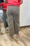 Leopard Run Wide Leg Pants