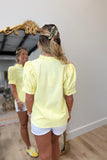 Sunshine and Summer Time Top Yellow
