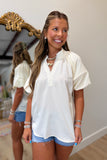 Umgee Pure Bliss Blouse Cream