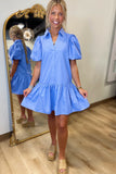 Perfect for Anything Dress Blue