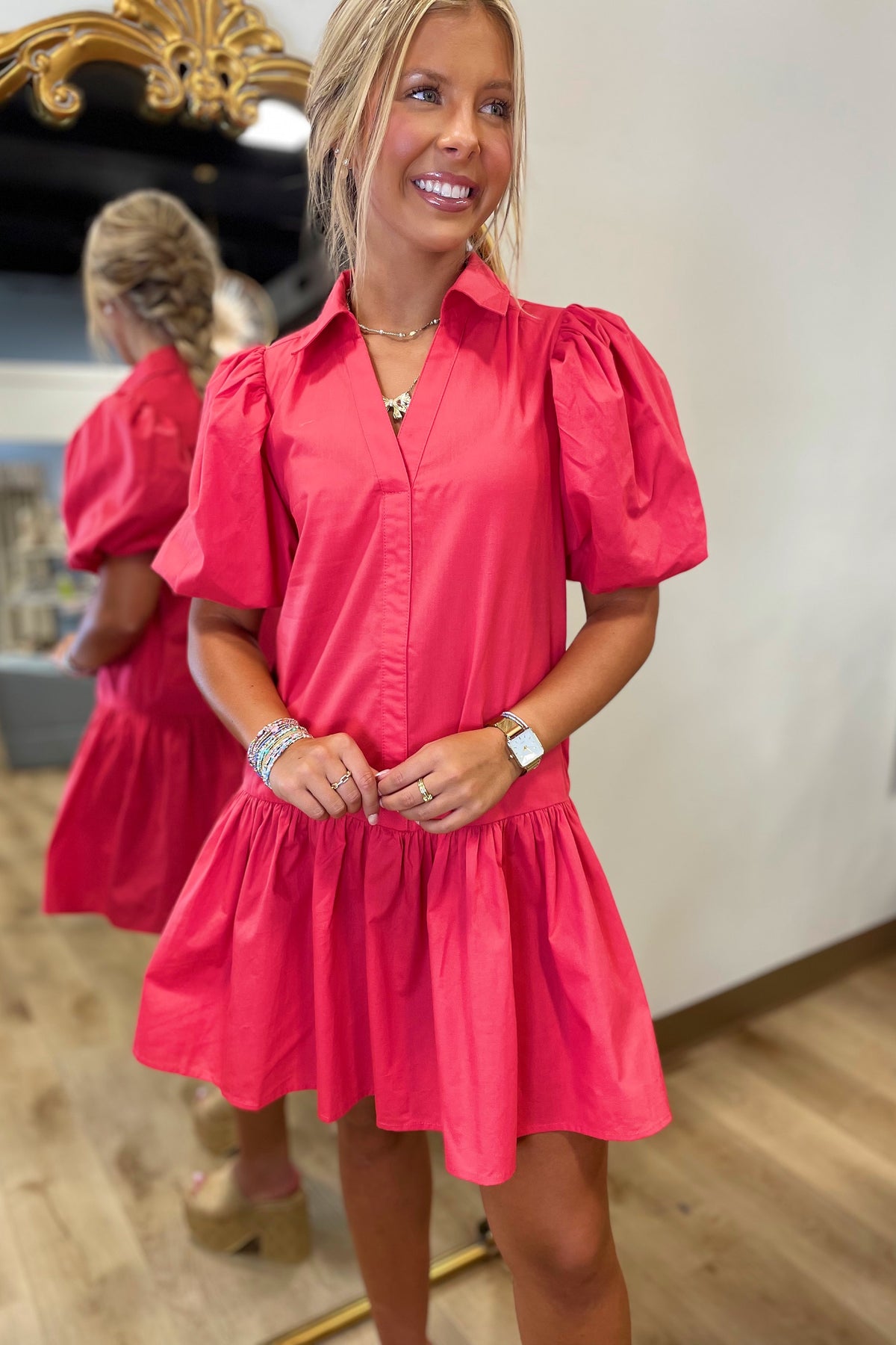 Perfect for Anything Dress Red