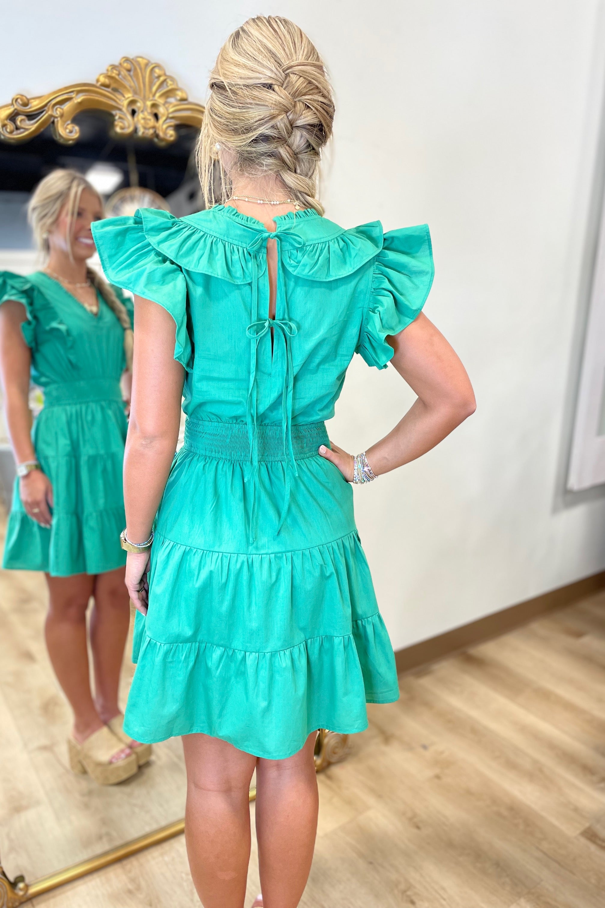 Jade Waltz Mini Dress