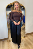 Business Babe Belted Pants Black