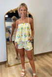 Lemonada Bliss Short Set Yellow