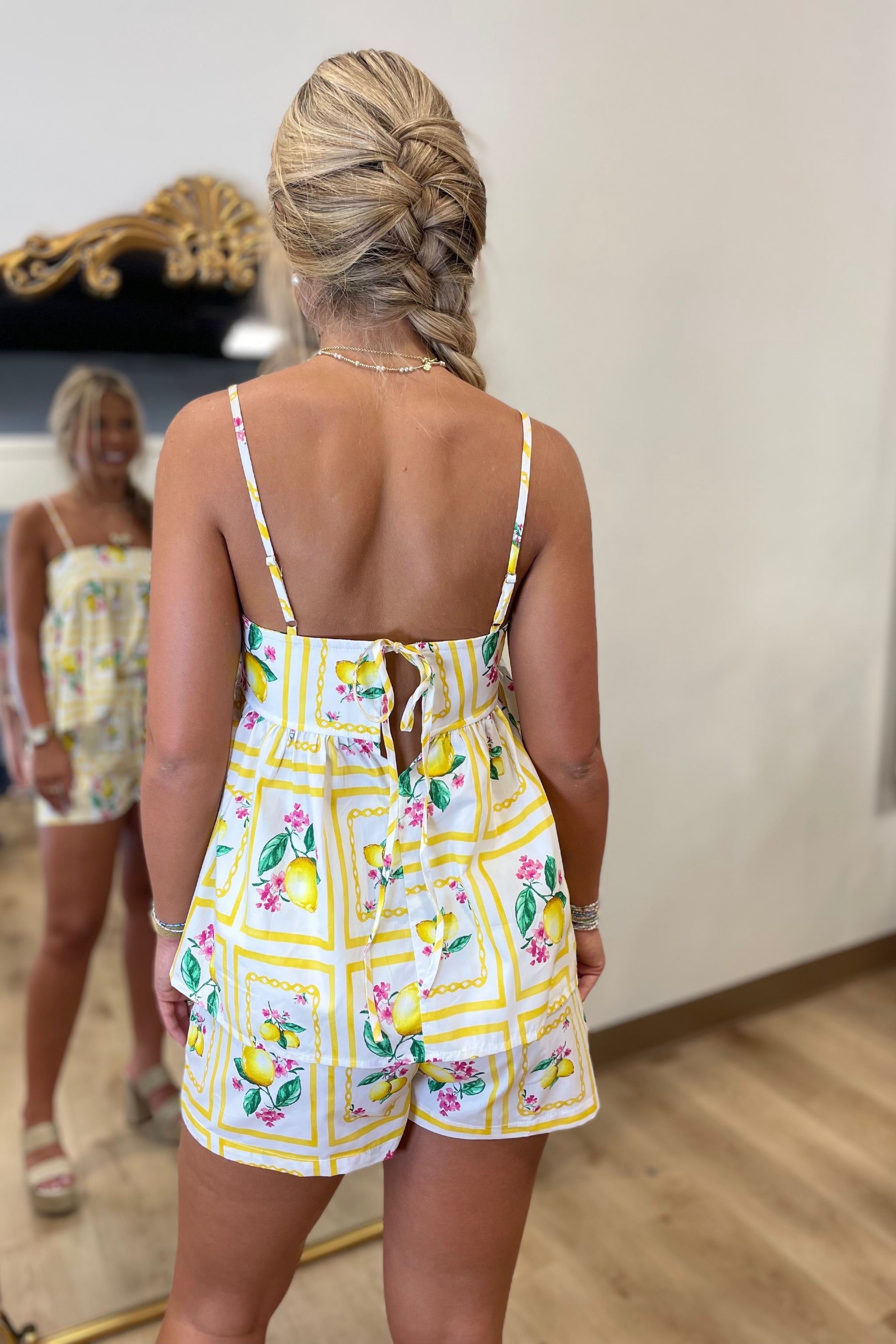 Lemonada Bliss Short Set Yellow