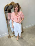 APNY Cropped Wide Leg Pant White