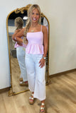 Sugar Rush Cami Crop Top Pink