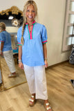 Robin's Egg Blue Blouse