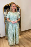 Ivy Elastic Waist Maxi Dress Sage