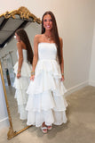 Barefoot Beauty Layered Maxi Dress Ivory