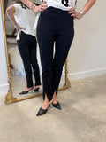APNY PO Pont Pant w Split Hem Black