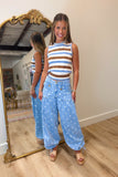 Evie Adjustable Bottom Polka Dot Jeans