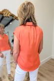 Renuar Sleeveless Blouse Coral