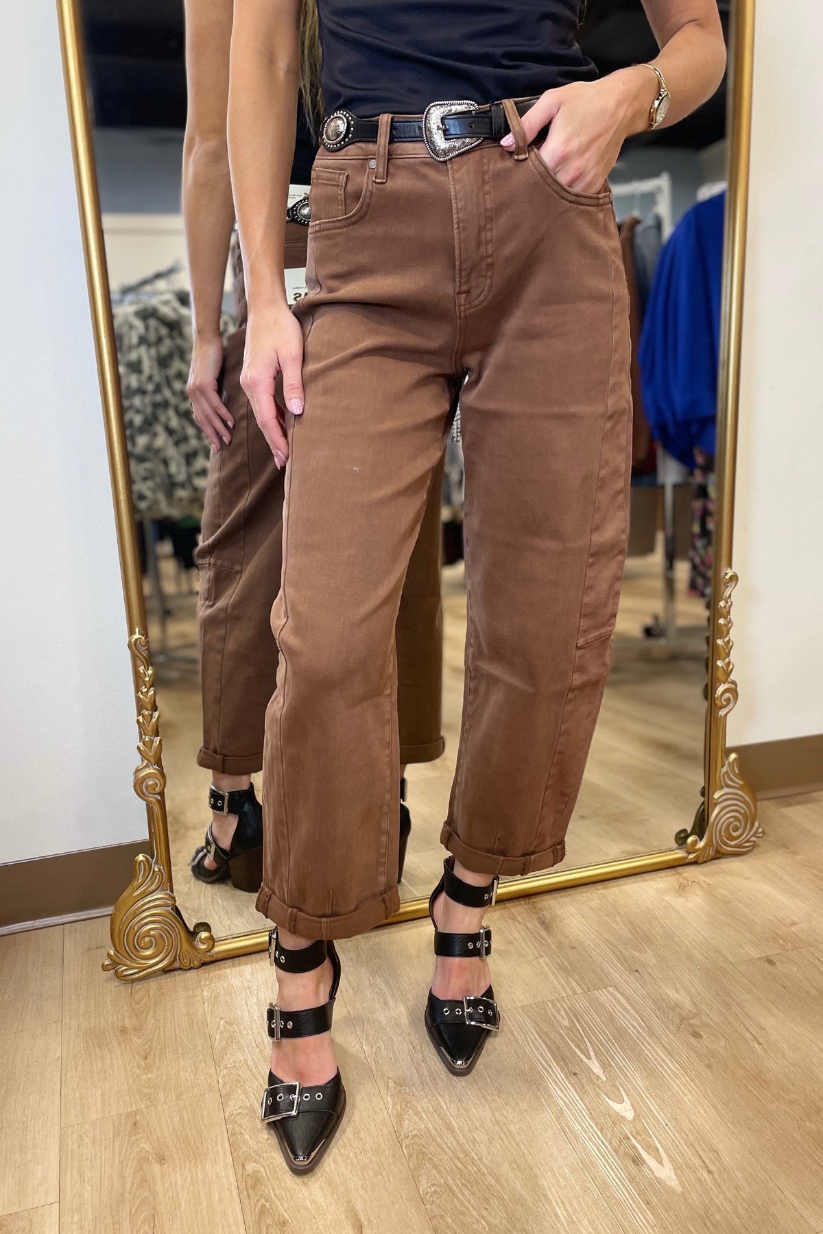 Bayeas High Rise Barrel Espresso