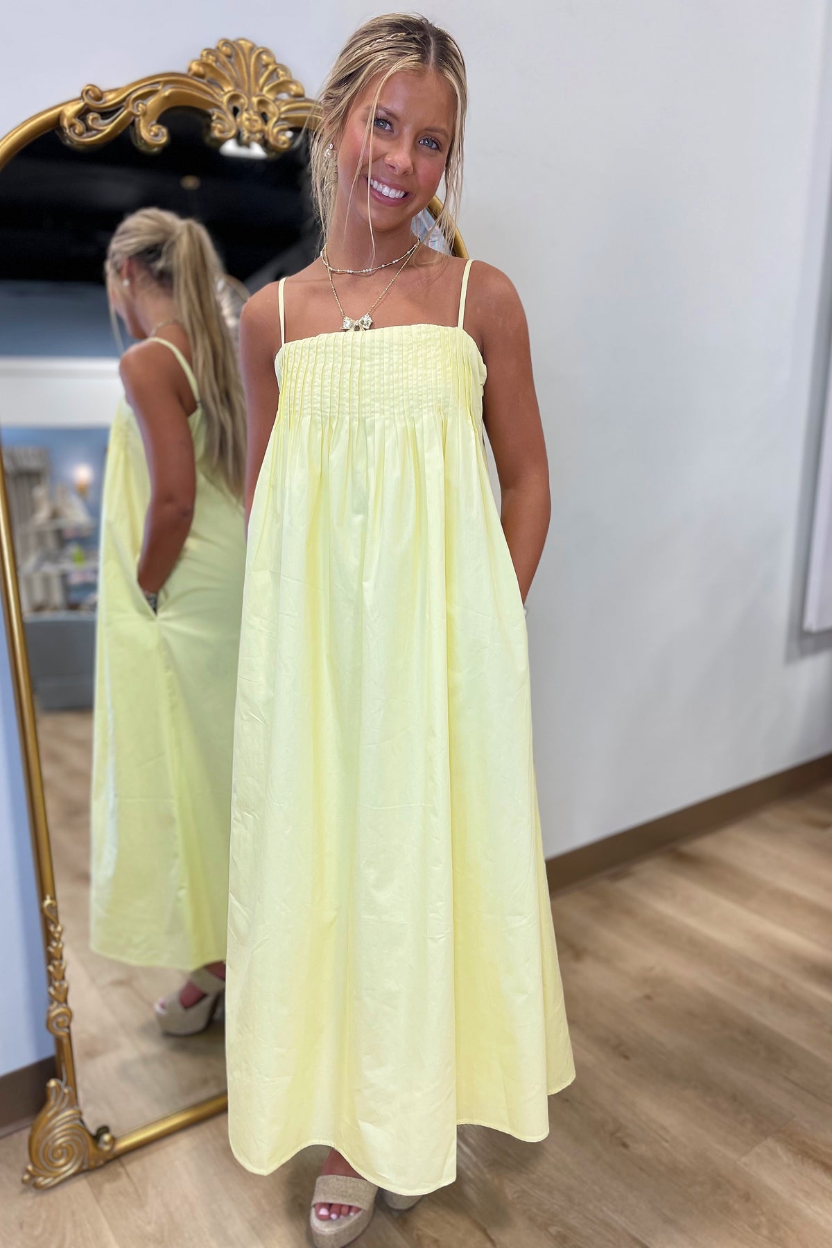 Lemon Refresh Maxi Dress
