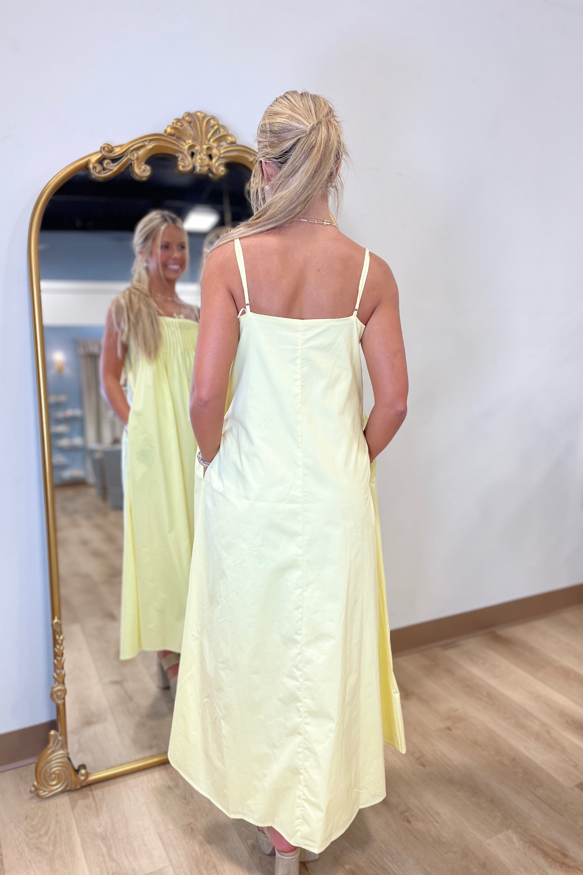 Lemon Refresh Maxi Dress