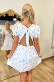 Blue Bouquet Dress