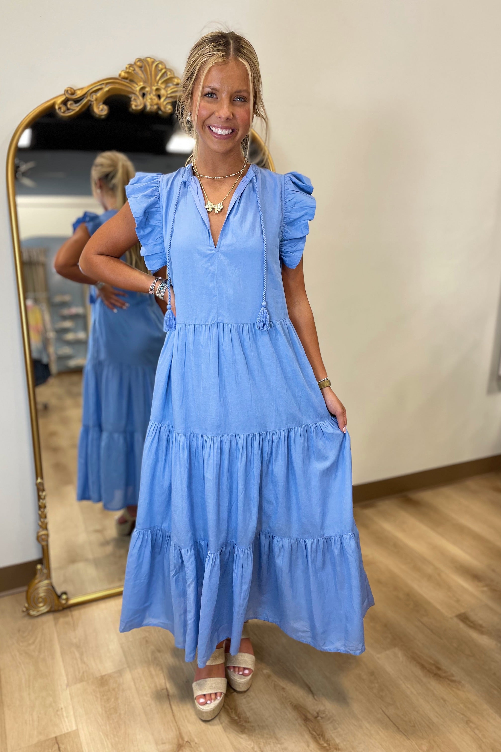 Blue Sky Day Maxi Dress