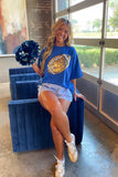 Go Team Giant Football Tee Royal