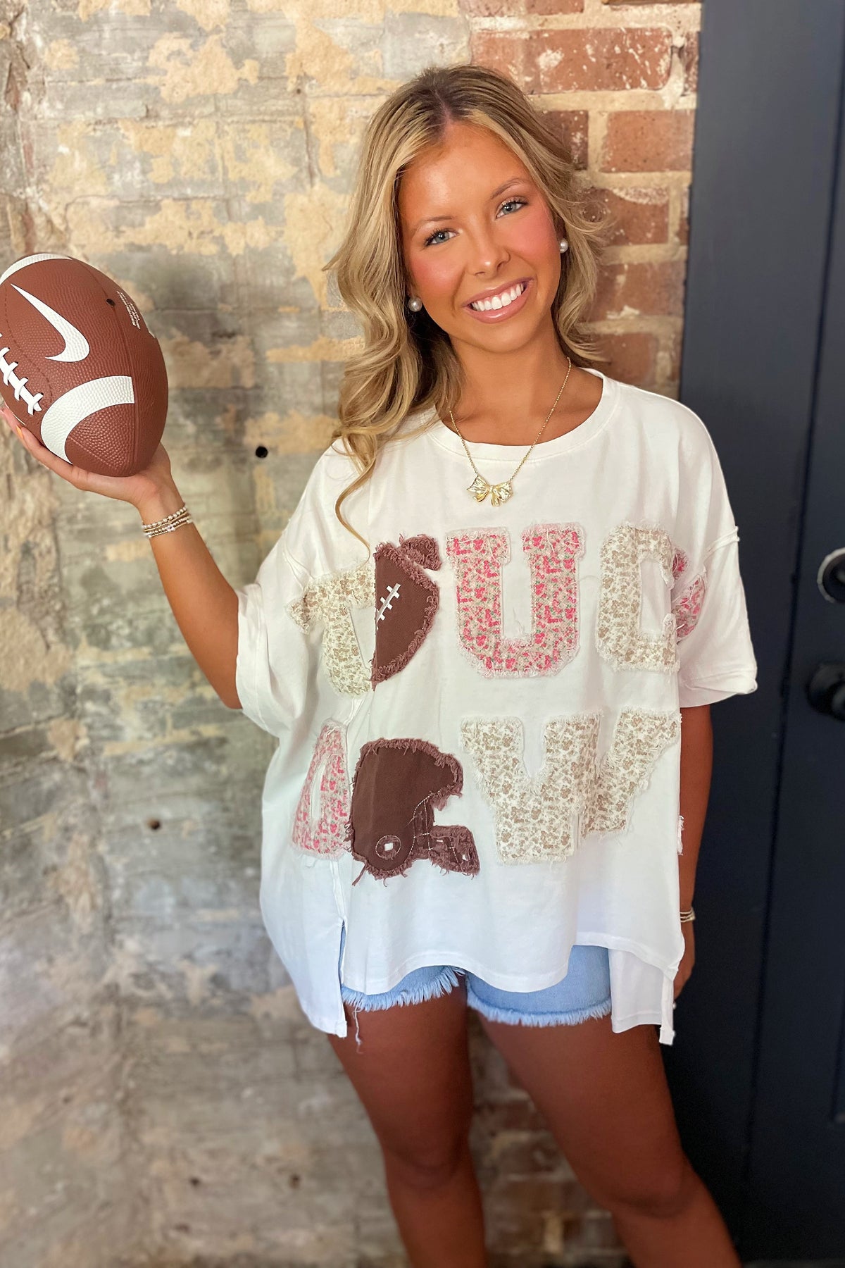 "Touch Down" Patch Tee