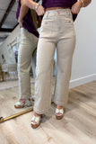 Figure Flattery Button Pants Camel