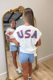 Freedom Ring Flag Top White