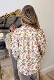 Fall Charm Floral Blouse