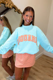 E Squared Striped Skort Pumpkin Patch