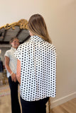 Expect Polka Dots Blouse White
