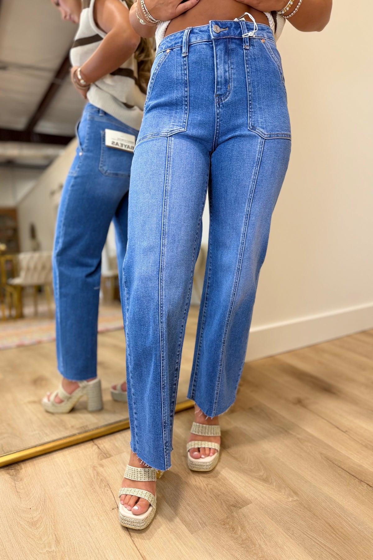 Bayeas Lisbon High Rise Bootcut Jean