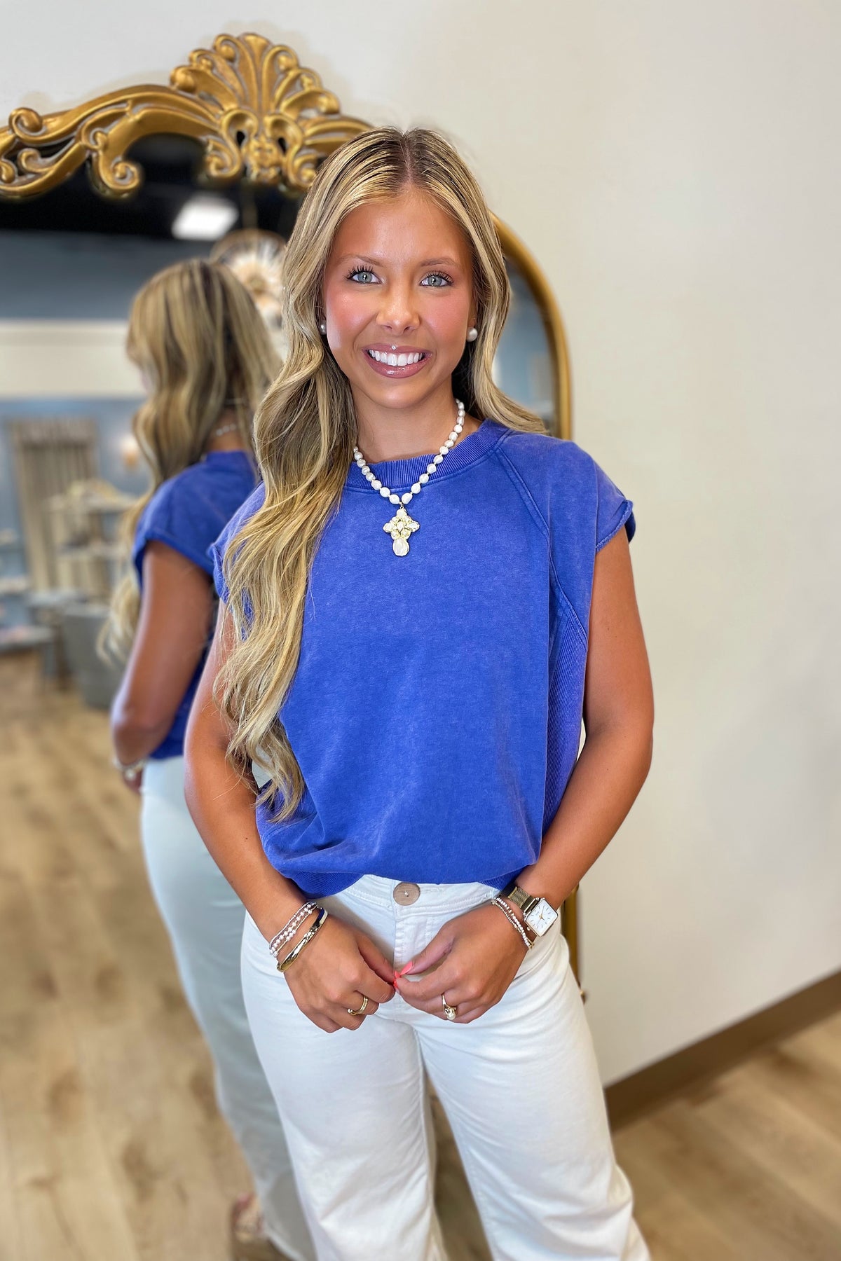 Umgee Muscle Tank Blue