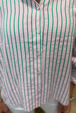 Palm Pink Stripe Blouse