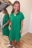 Fright Night Lights Dress Green