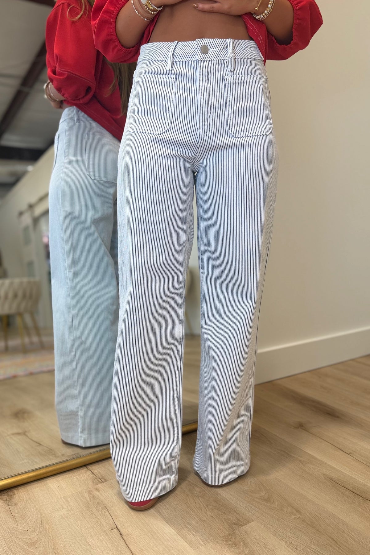 JBD Mini Patch Pocket Jean Stripe