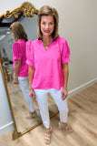 Sunshine and Summer Time Top Pink