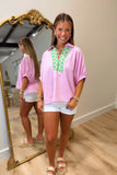 Jardin Society Top Pink