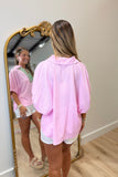 Jardin Society Top Pink