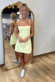 Sweetheart Athletic Dress Yellow