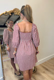 Mulberry Bliss Plaid Dress