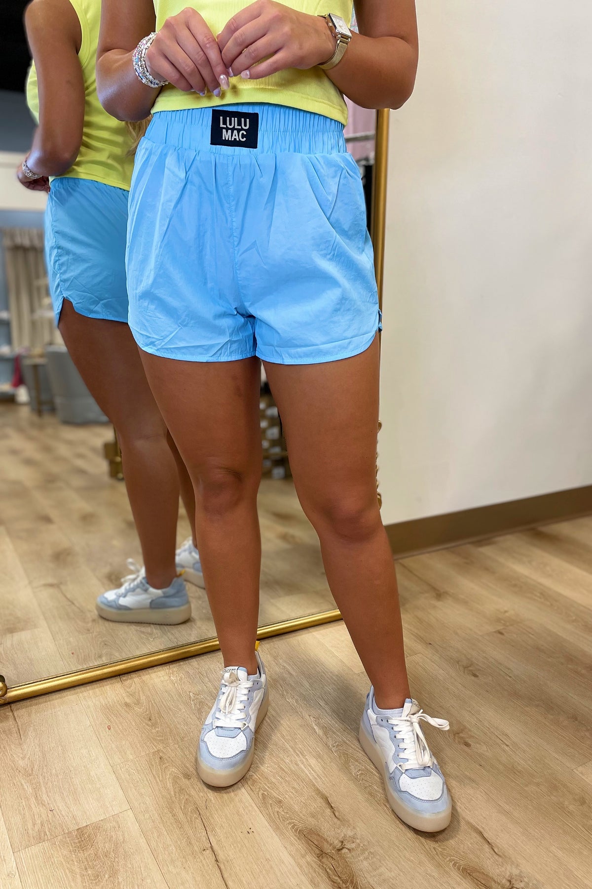 Turq Lulu Mac Solid Shorts